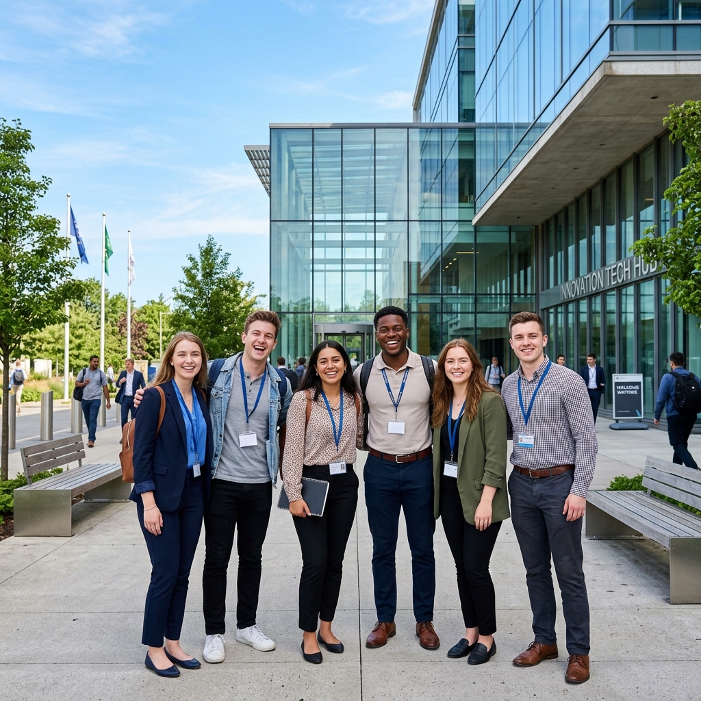 College Campus Students